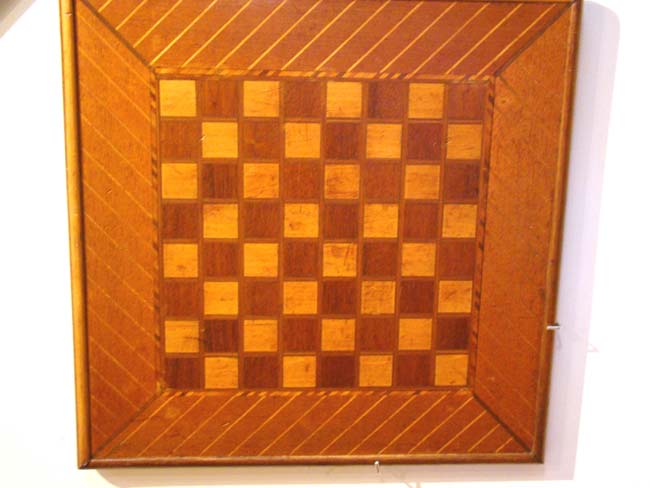 A Beautiful double sided inlaid marquetry Games Board circa 1890-1910 — image 2